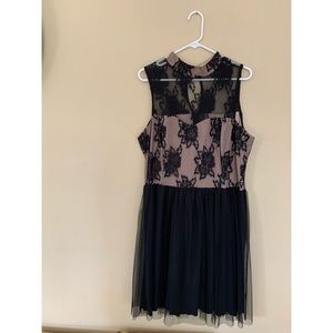 Lacey plus size dress